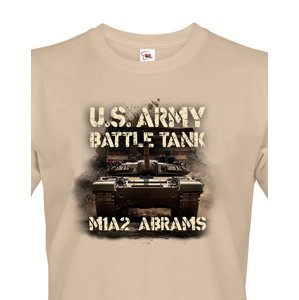 Pánské tričko Abrams M1A2  - tričko pro milovníky tanků
