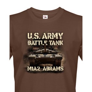 Pánské tričko Abrams M1A2  - tričko pro milovníky tanků