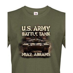 Pánské tričko Abrams M1A2  - tričko pro milovníky tanků