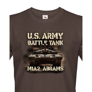 Pánské tričko Abrams M1A2  - tričko pro milovníky tanků
