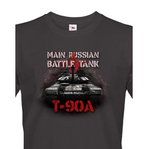 Pánské tričko  T90A  - tričko pro milovníky tanků