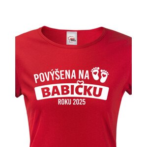 Tričko pro budoucí babičku roku 2025 - skvělý dárek