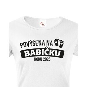 Tričko pro budoucí babičku roku 2025 - skvělý dárek