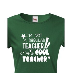 Dámské tričko pro učitelku Cool teacher