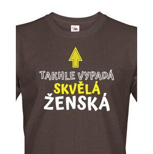 Dámské tričko k narozeninám Takhle vypadá skvělá ženská