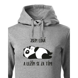 Dámské mikina Jsem líná a ležím si za tím! - ideální dárek pro ženy