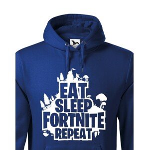 Pánská mikina Eat Sleep Fortnite Repeat