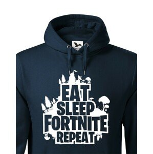 Pánská mikina Eat Sleep Fortnite Repeat