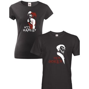 Trika pro páry Joker a Harley Quinn - stylová trika s nápadem