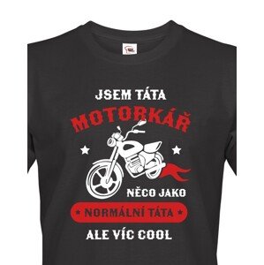 Pánské tričko pro tátu motorkáře - ideální dárek