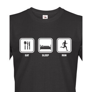 Pánské tričko EAT SLEEP RUN - ideální dárek pro běžce
