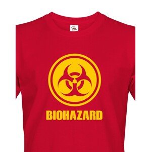 Pánské tričko Biohazard - ideální pro Geeky a hráče počítačových her