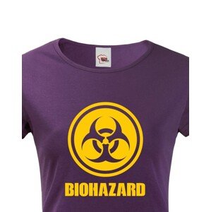 Dámské tričko Biohazard - ideální pro Geeky a hráče počítačových her
