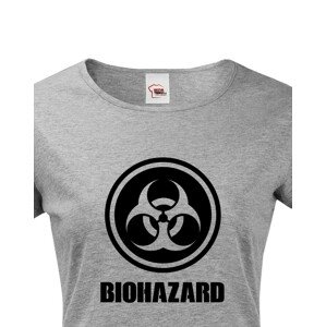 Dámské tričko Biohazard - ideální pro Geeky a hráče počítačových her