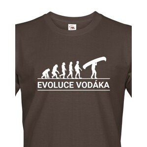 Pánské tričko pro vodáky Evoluce vodáka - super tričko pro vodáky