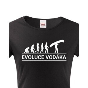 Dámské tričko pro vodáky Evoluce vodáka - super tričko pro vodáky
