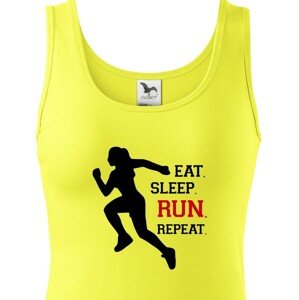 Dámské tričko EAT SLEEP RUN REPEAT- ideální dárek pro běžce