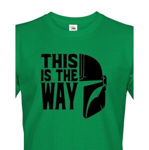 Pánské tričko ze seriálu Mandalorian - This is The Way