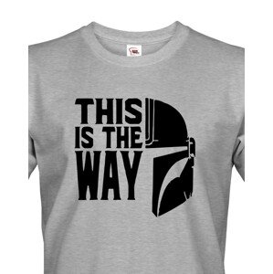 Pánské tričko ze seriálu Mandalorian - This is The Way