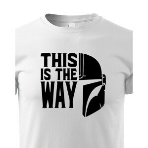 Dětské tričko ze seriálu Mandalorian - This is The Way