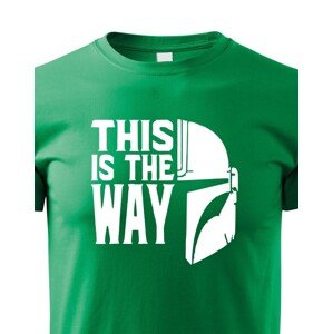 Dětské tričko ze seriálu Mandalorian - This is The Way