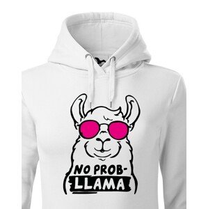 Dámská mikina No Prob - LLama - veselý potisk s ještě veselejšími barvami