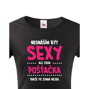 Dámské tričko sexy pošťačka - ideální dárek pro pošťačku