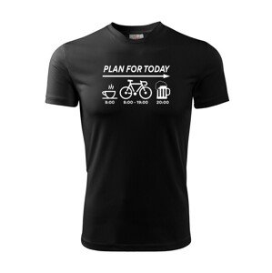 Pánské tričko Plans for Today - ideální dárek pro cyklistu
