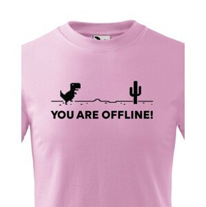 Dětské tričko You are Offline - ideální triko pro Geeky