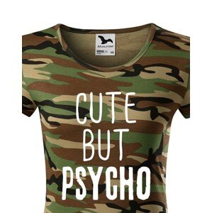 Dámské tričko Cute but Psycho - ideální kousek do šatníku pro rebelky