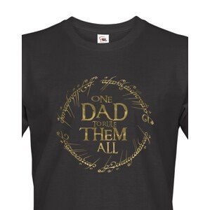 Vtipné tričko pro tatínky Tričko One Dad to Rule Them All