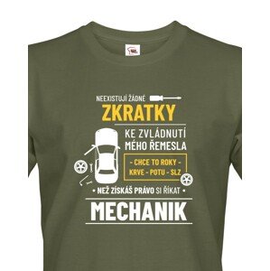 Pánské tričko pro automechaniky - ideální narozeninový dárek