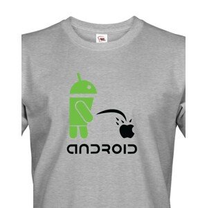 Pánské tričko  Android vs Apple - ideální triko pro Geeky