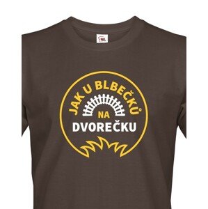 Pánské tričko Jak u blbečků na dvorečku