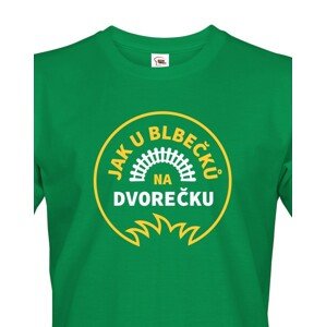 Pánské tričko Jak u blbečků na dvorečku