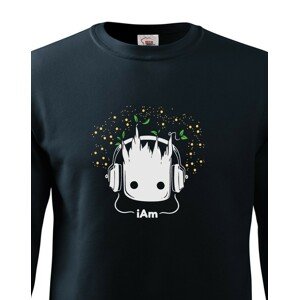 Dětská mikina Groot z filmu Strážci galaxie - Já jsem Groot na mikině