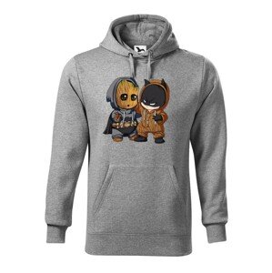 Pánska mikina Batman a Groot - ideální pro každého fanouška