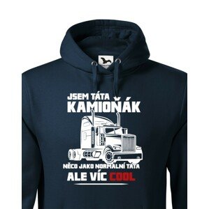Pánská mikina pro řidiče kamionu / kamioňáky - Táta kamioňák