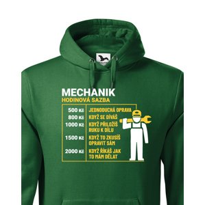 Pánská mikina pro mechanika- Hodinová sazba