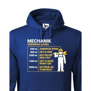 Pánská mikina pro mechanika- Hodinová sazba