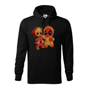 Pánska mikina Deadpool a Groot - super dárek