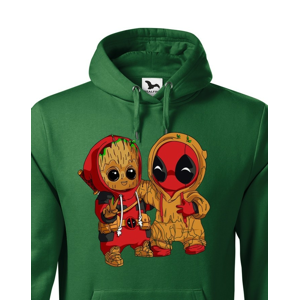 Pánska mikina Deadpool a Groot - super dárek
