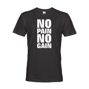Pánské tričko No pain no gain - ideální triko do posilovny