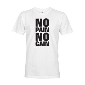 Pánské tričko No pain no gain - ideální triko do posilovny
