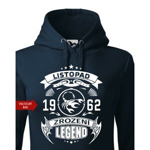 Dámská narozeninová mikina s vtipným potiskem zrození legendy