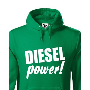 Mikina s kapucí s motivem Diesel power!