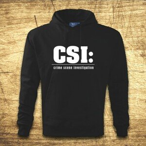 Mikina s kapucňou s motívom CSI