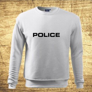 Mikina s motívom Police