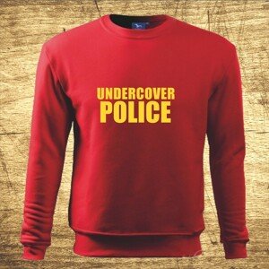 Mikina s motívom Undercover police