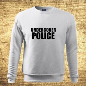 Mikina s motívom Undercover police